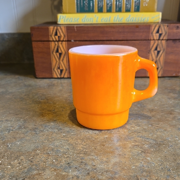 Fire King Other - Vintage Fire King Orange Mug
